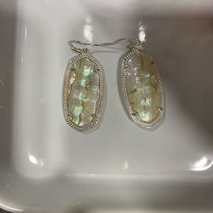 Kendra Scott Elle Earring Silver with Shell